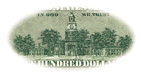 USA Banknoten: Independance Hall